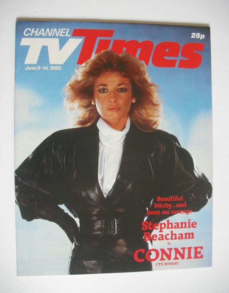 CTV Times magazine - 8-14 June 1985 - Stephanie Beacham cover