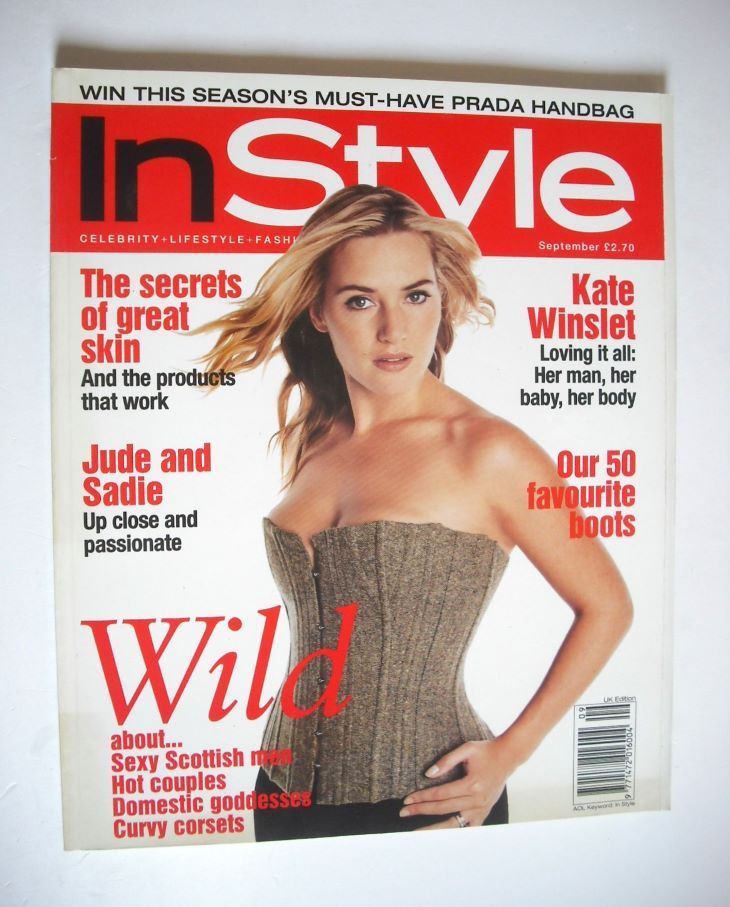British InStyle magazine - September 2001 - Kate Winslet cover