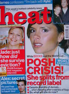 Heat magazine - Victoria Beckham cover (8-14 June 2002 - Issue 171)