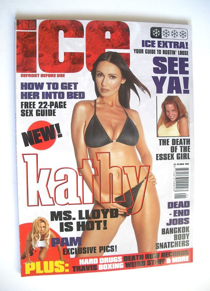 Ice magazine - Kathy Lloyd cover (October 2001, First Issue)