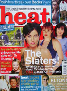 <!--2002-04-20-->Heat magazine - The Slaters cover (20-26 April 2002 - Issu