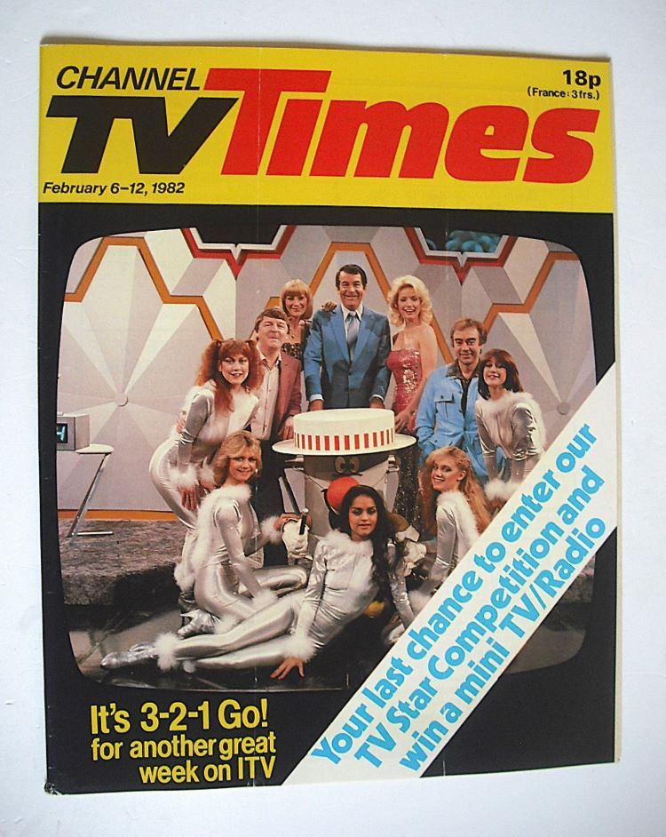 Channel TV Times magazine - 6-12 February 1982 - 3-2-1 cover