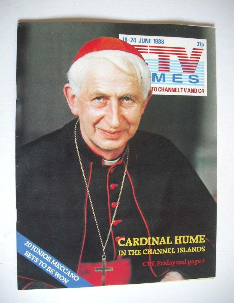 CTV Times magazine - 18-24 June 1988 - Cardinal Hume cover