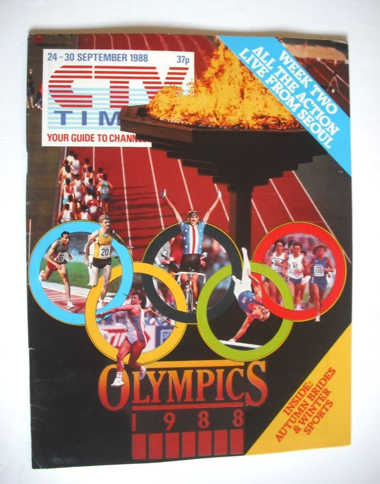 CTV Times magazine - 24-30 September 1988 - Olympics cover