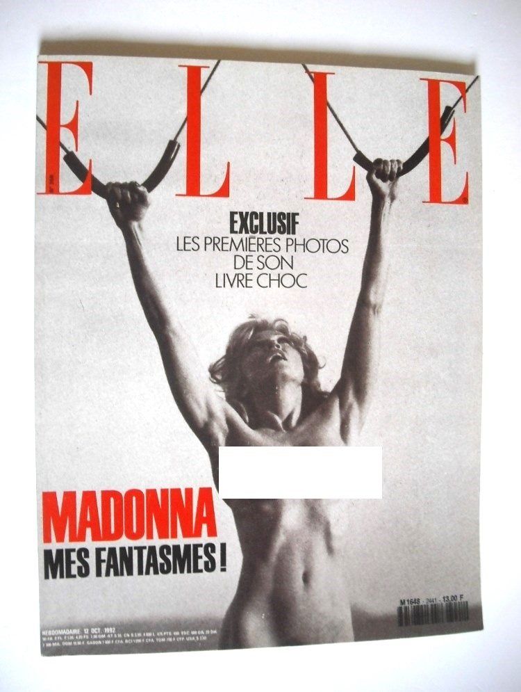 French Elle magazine - 12 October 1992 - Madonna cover