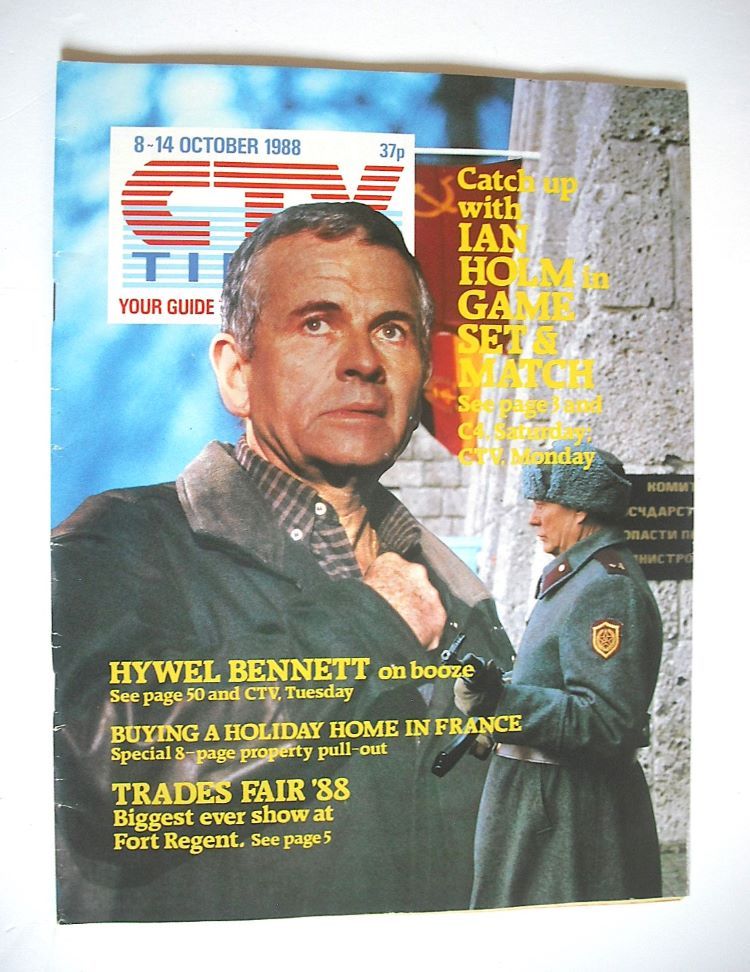 CTV Times magazine - 8-14 October 1988 - Ian Holm cover
