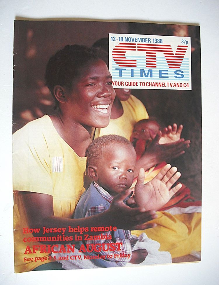 CTV Times magazine - 12-18 November 1988 - Africa cover