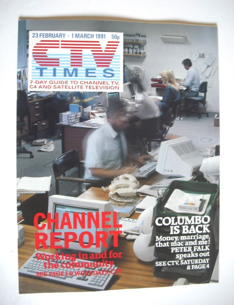 CTV Times magazine - 23 February - 1 March 1991 - Channel Report cover