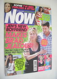 <!--2009-07-27-->Now magazine - Jennifer Aniston and Gerard Butler cover (2