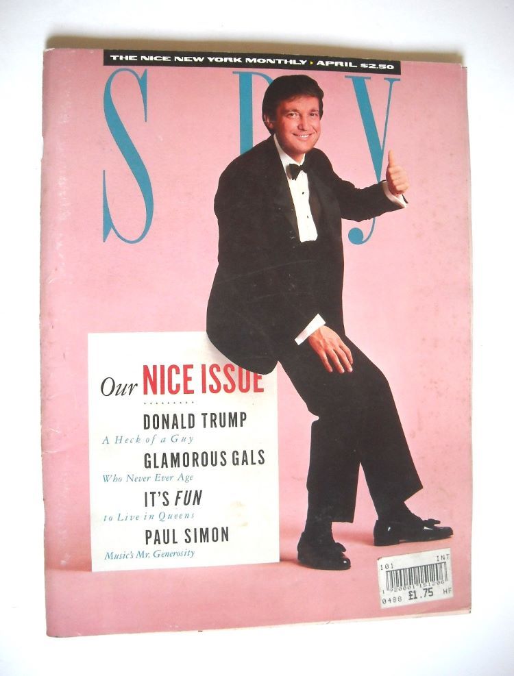 Spy magazine - April 1988 - Donald Trump cover