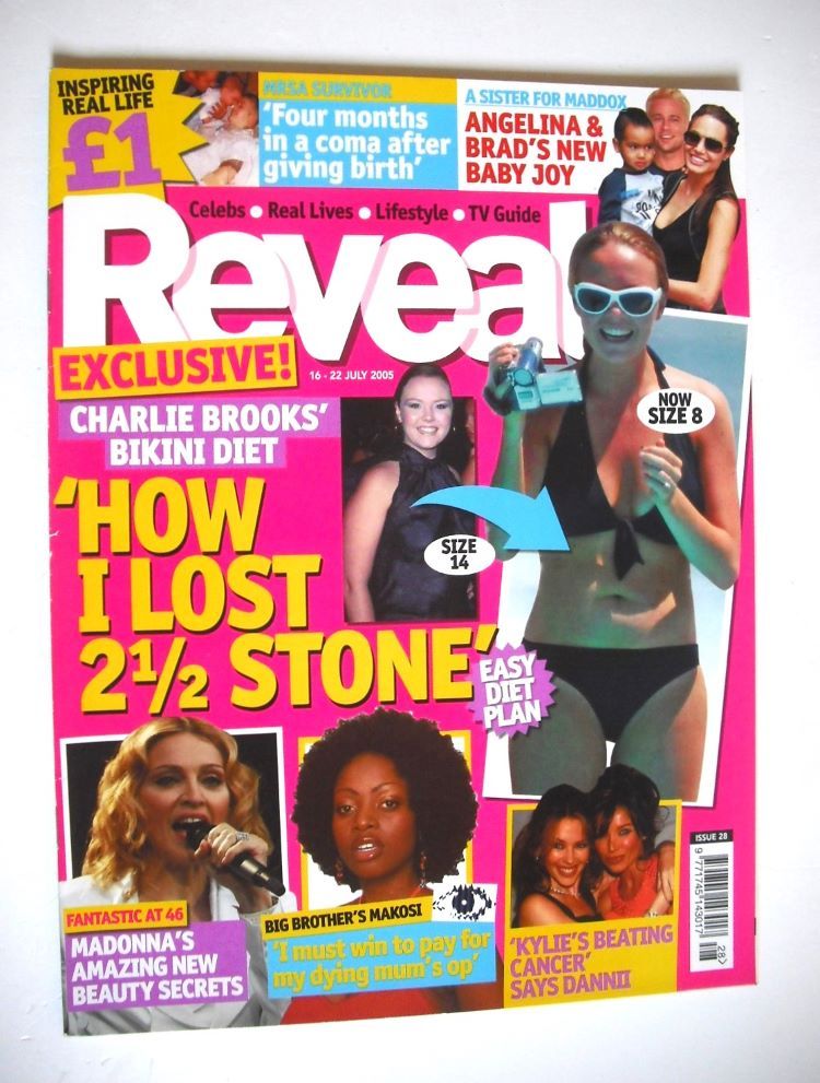 Reveal magazine - Charlie Brooks cover (16-22 July 2005)