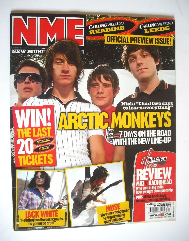 NME magazine - Arctic Monkeys cover (26 August 2006)