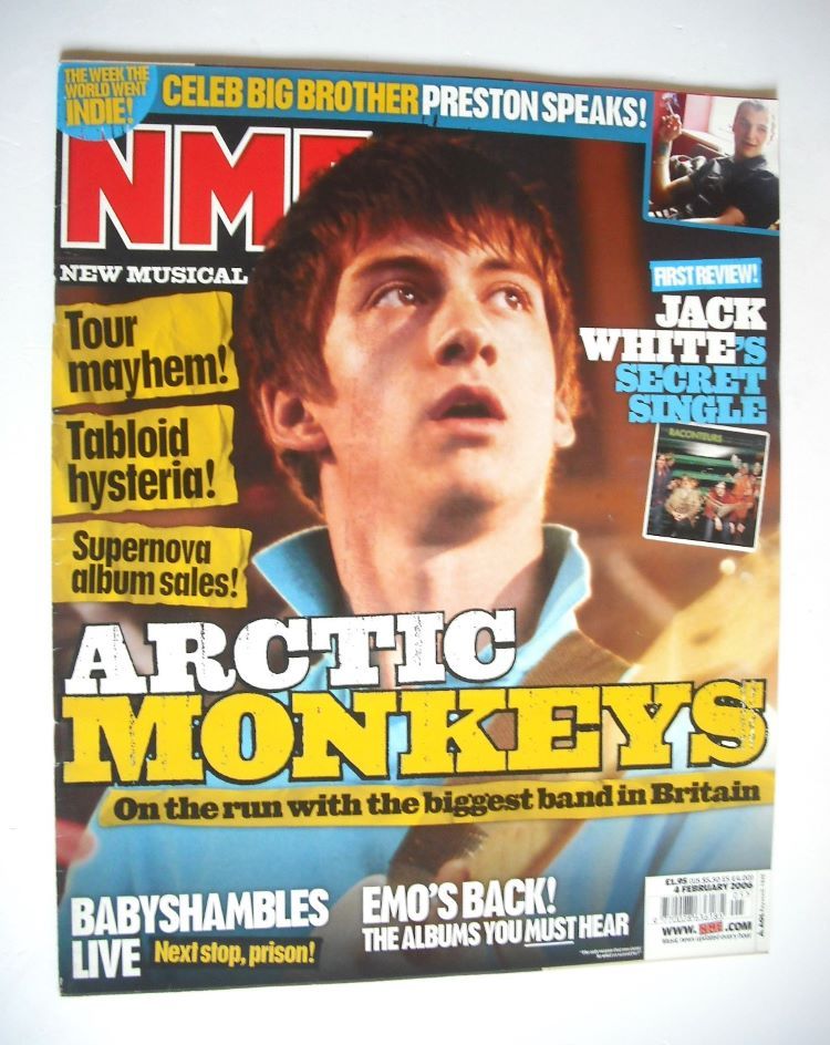 NME magazine - Arctic Monkeys cover (4 February 2006)