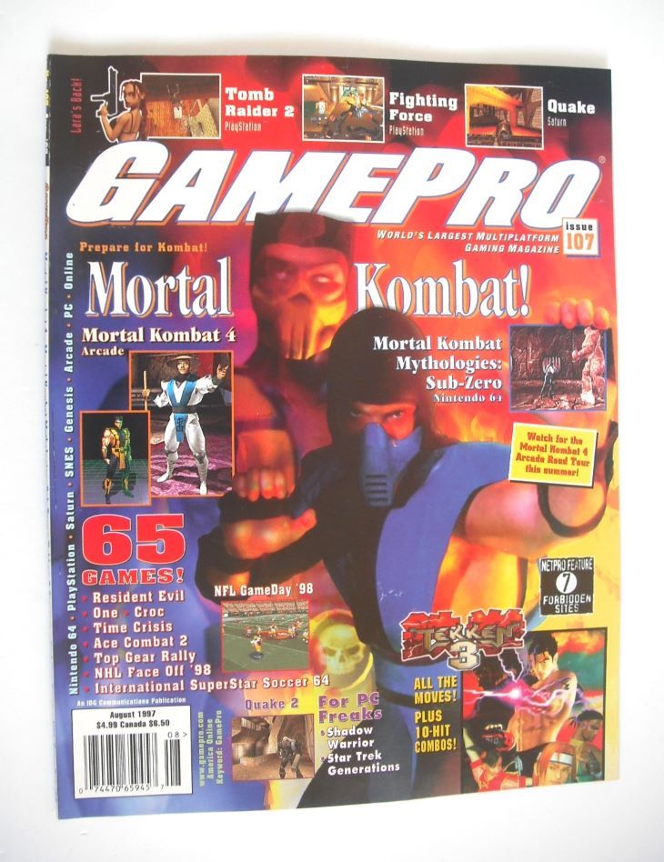 GamePro magazine (August 1997, Issue 107)