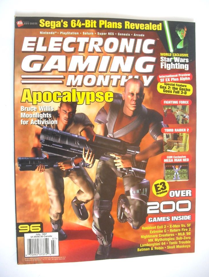 Electronic Gaming Monthly magazine (July 1997, Issue 96)