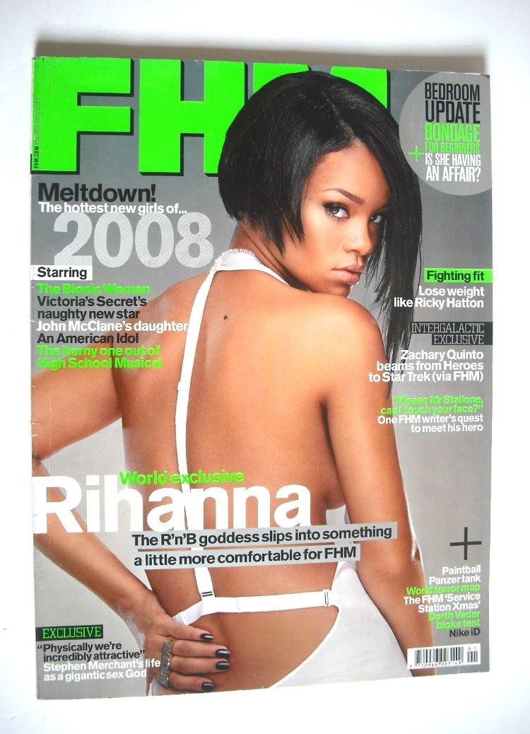 FHM magazine - Rihanna cover (January 2008)