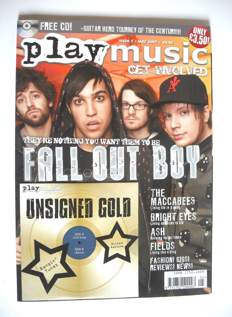 <!--2007-05-->PlayMusic magazine - Fall Out Boy cover (May 2007 - Issue 7)
