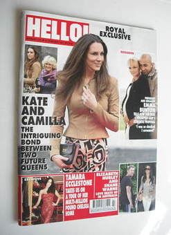 Hello! magazine - Kate Middleton cover (21 February 2011 - Issue 1162)
