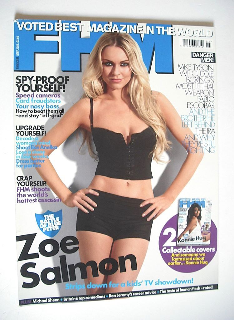 FHM magazine - Zoe Salmon cover (May 2009)