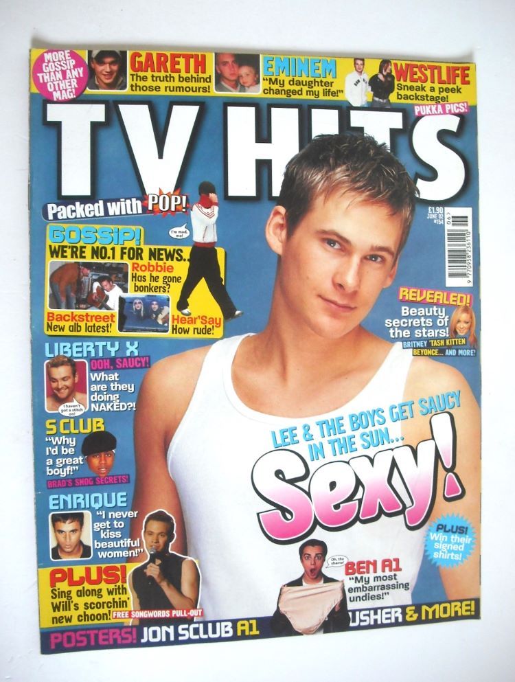 TV Hits magazine - June 2002 - Lee Ryan cover