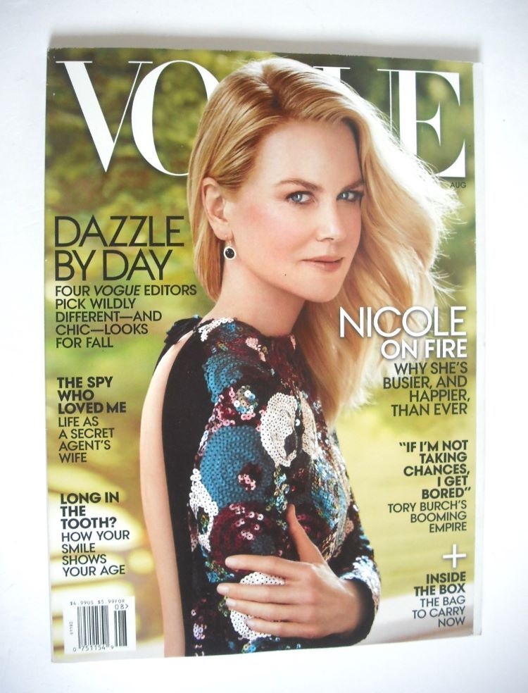 US Vogue magazine - August 2015 - Nicole Kidman cover