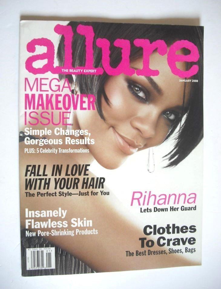 Allure magazine - January 2008 - Rihanna cover