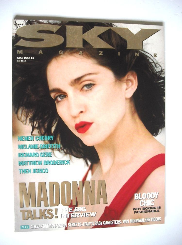 Sky magazine - Madonna cover (May 1989)