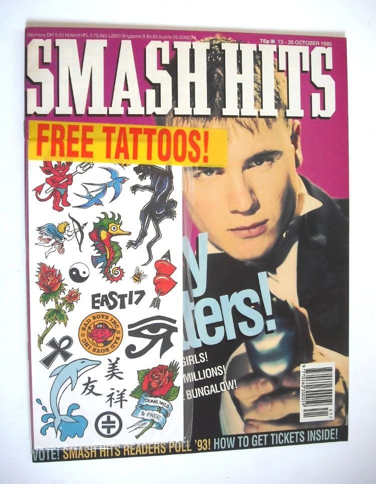 Smash Hits magazine - Gary Barlow cover (13-26 October 1993)