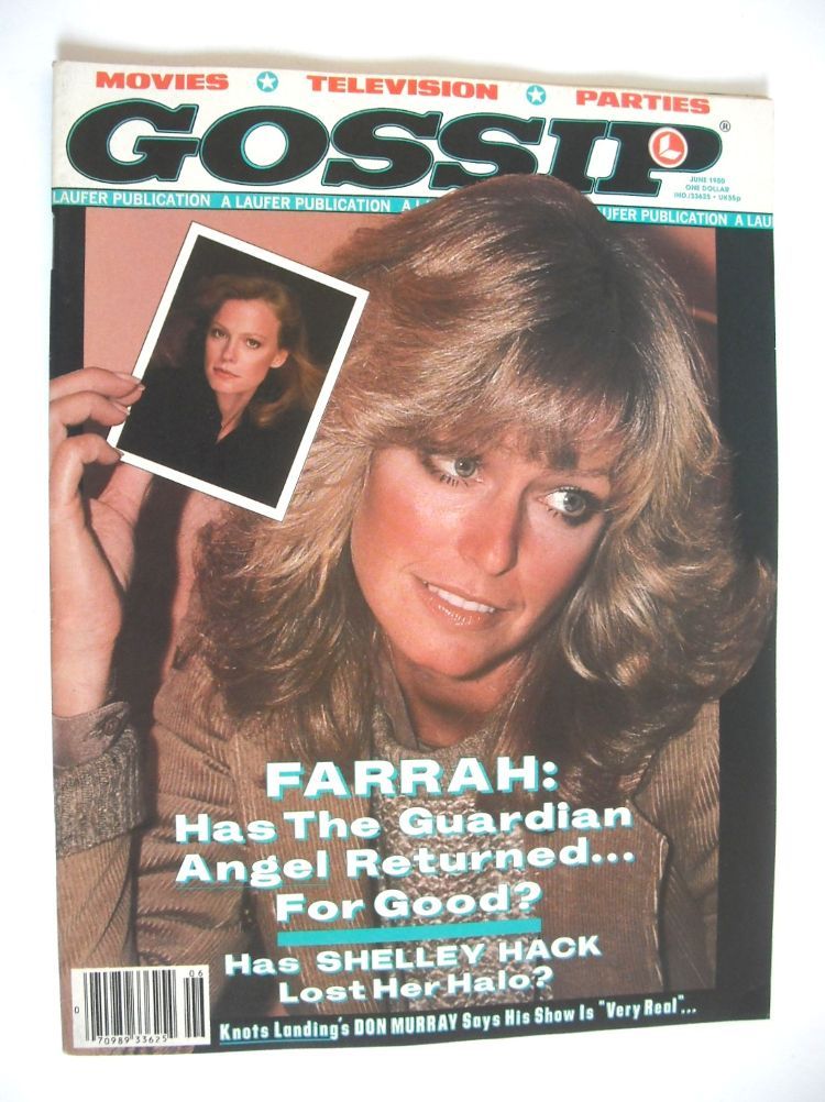 Rona Barrett's Gossip magazine - Farrah Fawcett cover (June 1980)