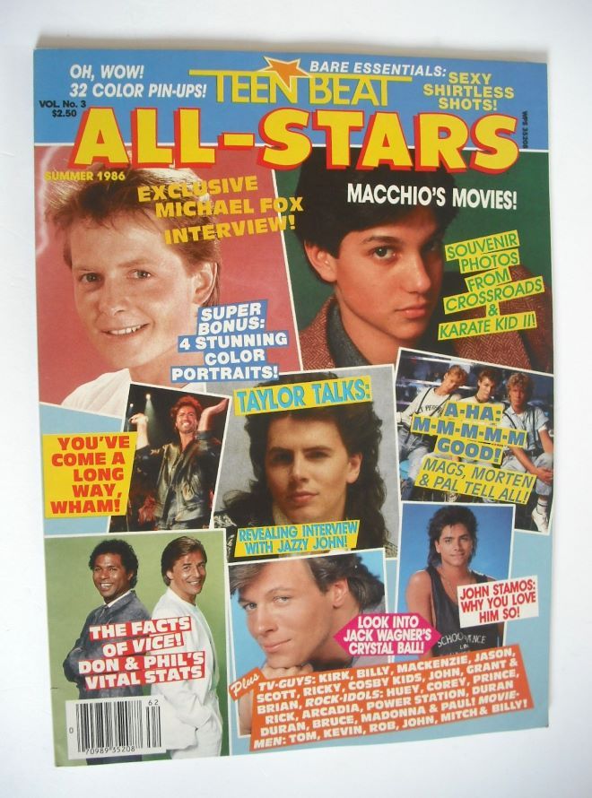 Teen Beat All-Stars magazine (Summer 1986, Vol No. 3)