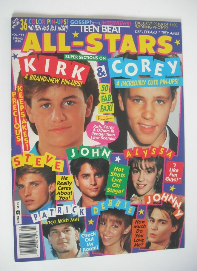 Teen Beat All-Stars magazine (Spring 1989, Vol No. 14)