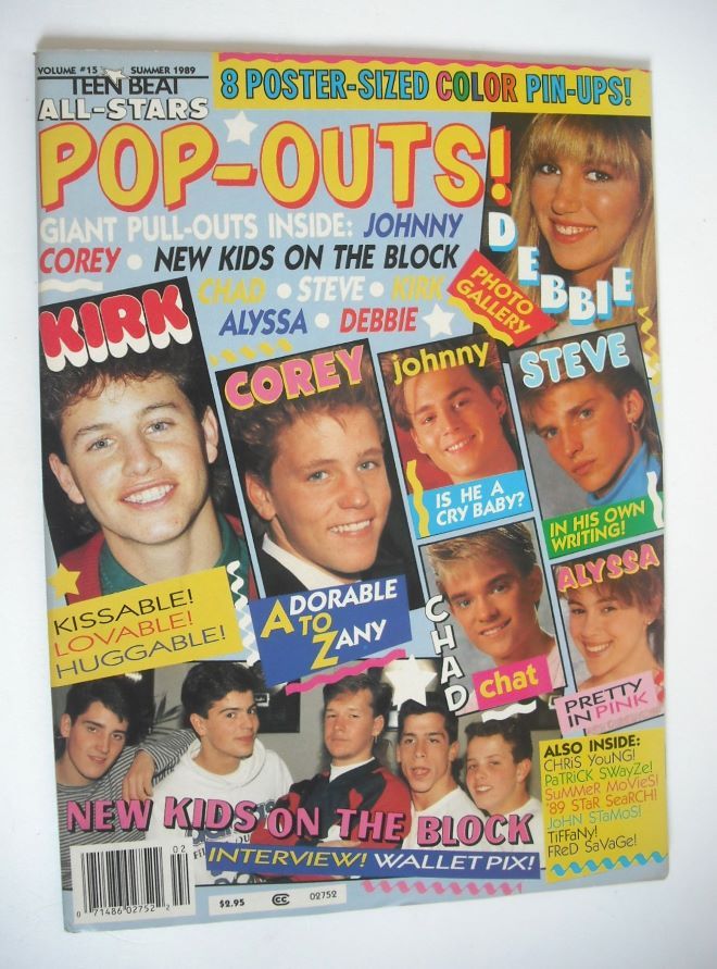 Teen Beat All-Stars Pop-Outs magazine (Summer 1989, Vol No. 15)