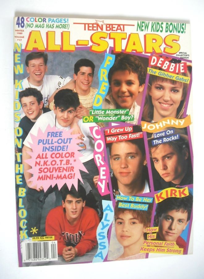 Teen Beat All-Stars magazine (Winter 1989, Vol No. 17)