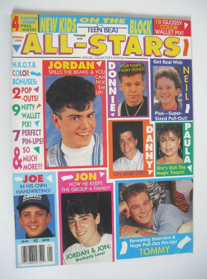 Teen Beat All-Stars magazine (Spring 1990, Vol No. 19)