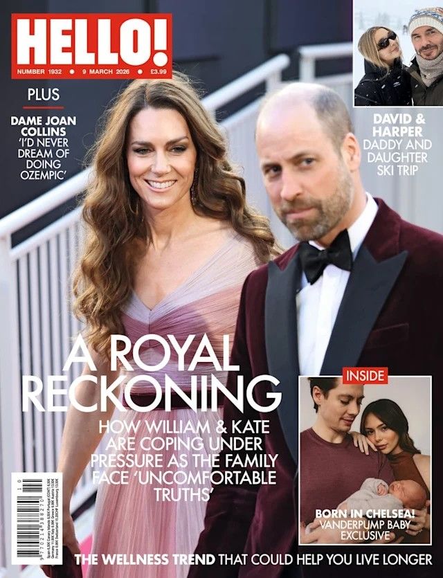 Hello! magazine - Prince William and Kate Middleton cover (9 March 2026 - Issue 1932)