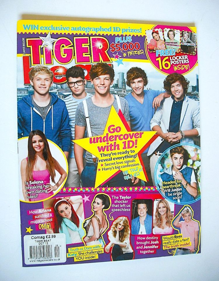 <!--2012-10-->Tiger Beat magazine - October 2012 - One Direction cover