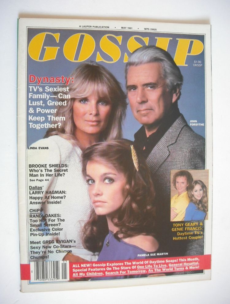 Rona Barrett's Gossip magazine - Dynasty cover (May 1981)