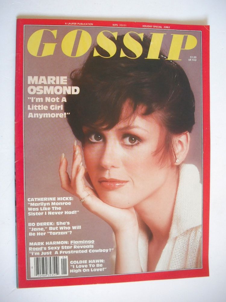 Rona Barrett's Gossip magazine - Marie Osmond cover (Holiday Special 1981)
