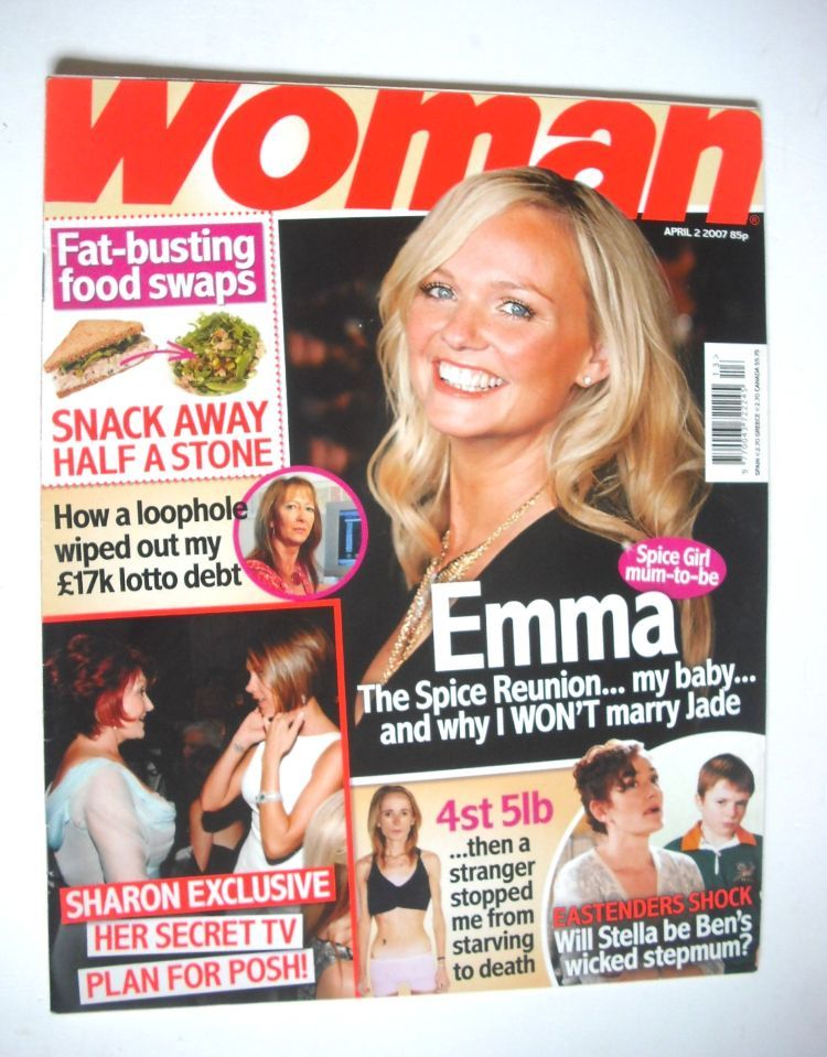 Woman magazine - Emma Bunton cover (2 April 2007)