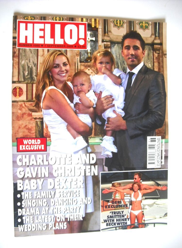 Hello! magazine - Charlotte Church and Gavin Henson and family cover (7 September 2009 - Issue 1088)