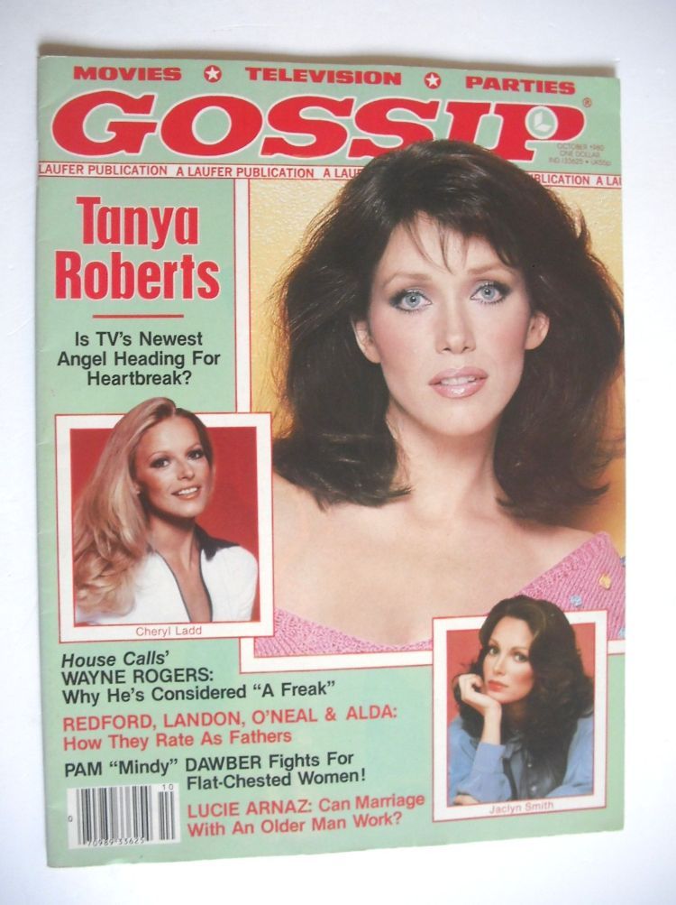 Rona Barrett's Gossip magazine - Tanya Roberts cover (October 1980)