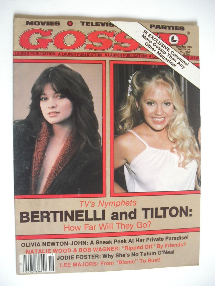 Rona Barrett's Gossip magazine - Bertinelli & Tilton cover (September 1980)