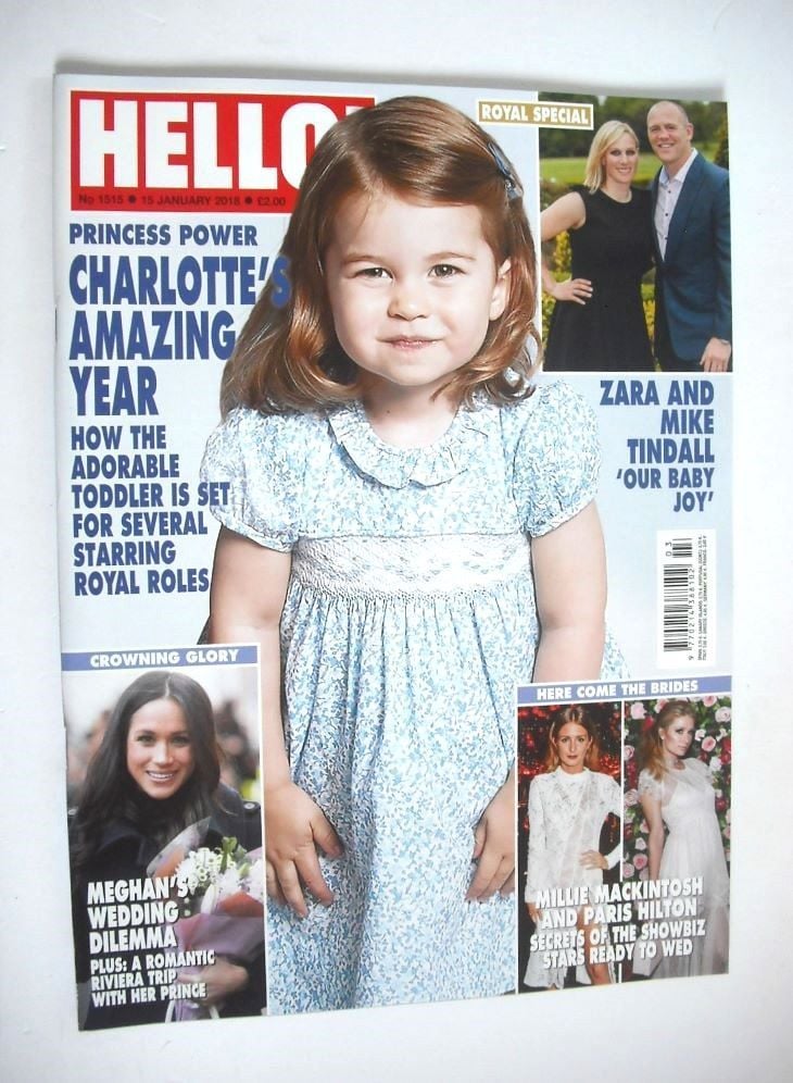 Hello! magazine - Princess Charlotte cover (15 January 2018 - Issue 1515)