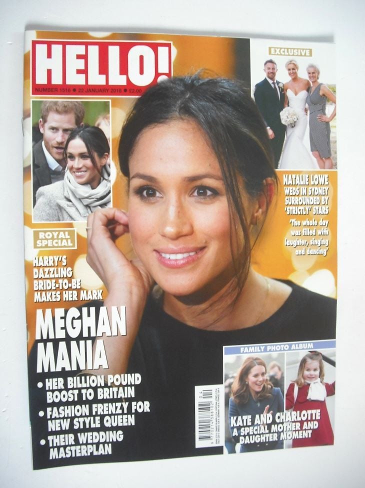 Hello! magazine - Meghan Markle cover (22 January 2018 - Issue 1516)