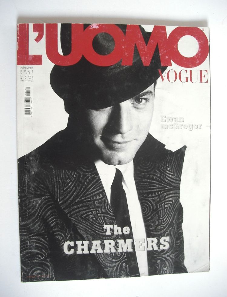 L'Uomo Vogue magazine - December 2001 - Ewan McGregor cover