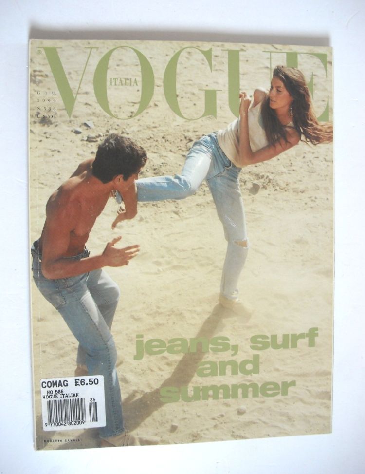 Vogue Italia magazine - June 1999 - Gisele Bundchen cover