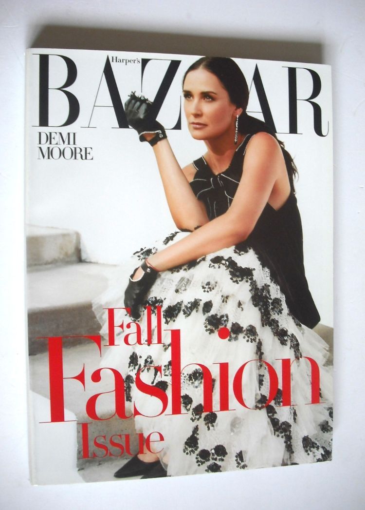 Harper's Bazaar magazine - September 2005 - Demi Moore cover