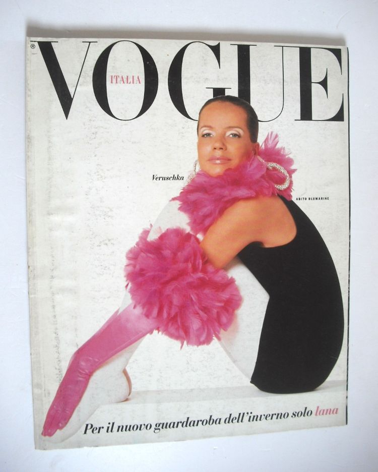 Vogue Italia supplement - September 1990 - Veruschka cover