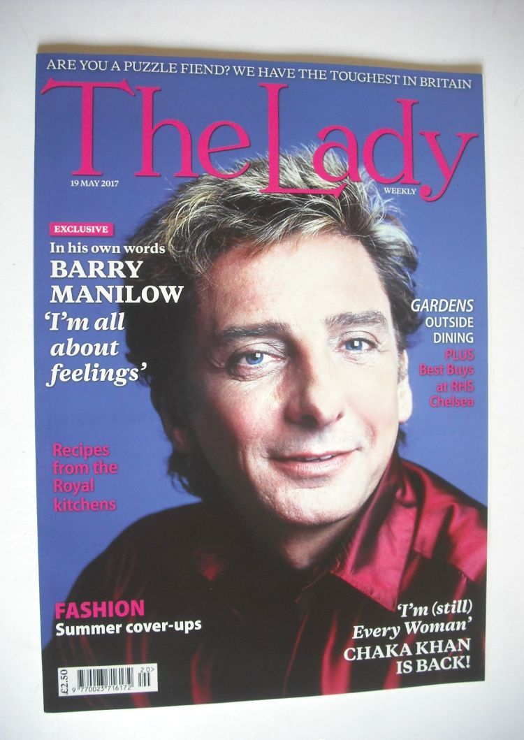 The Lady magazine (19 May 2017 - Barry Manilow cover)