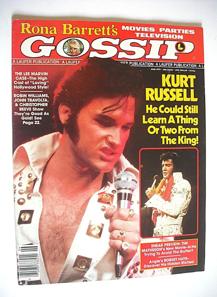 Rona Barrett's Gossip magazine - Kurt Russell cover (June 1979)